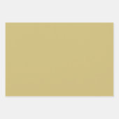 Feuille De Papier Cadeau Gold Black Stripes Motif géométrique (Devant 2)