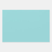 Feuille De Papier Cadeau Gold Confetti Dots Aqua Mint Christmas (Devant 2)