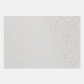 Feuille De Papier Cadeau Gold Confetti/Pastel Arrière - plan rose, vert et  (Devant 3)