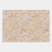 Feuille De Papier Cadeau Gold Cowhide Print Metallic (Devant 2)