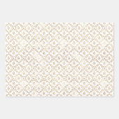 Feuille De Papier Cadeau Gold Deer Antler Holiday (Devant 3)