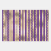 Feuille De Papier Cadeau Gold lapis confetti raypes élégant motif formel (Devant 2)