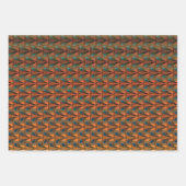 Feuille De Papier Cadeau Golden Great Gatsby Feaths design art déco (Devant 3)