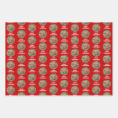 Feuille De Papier Cadeau Goldendoodle (Devant)