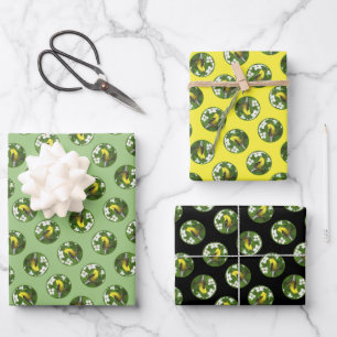 Feuille De Papier Cadeau Goldfinch dans Dogwood Blossoms Oiseaux originaux
