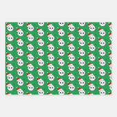 Feuille De Papier Cadeau Golf Ball Anniversaire et Noël (Devant 3)