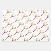 Feuille De Papier Cadeau Golf de Noël Créatif (Devant 2)