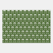 Feuille De Papier Cadeau Golf Monogramme sur mesure (Devant)