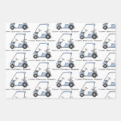 Feuille De Papier Cadeau Golf personnalisé (Devant)