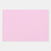 Feuille De Papier Cadeau Gomme Bubble Classique Melon Teintes Rose 3 Tons (Devant)