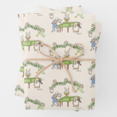 Feuille De Papier Cadeau GOPHER BAROQUE par Sandra Boynton (En situation)