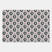 Feuille De Papier Cadeau Gorilles de Noël fantastiques (Devant 2)
