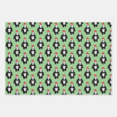 Feuille De Papier Cadeau Gorilles de Noël fantastiques (Devant)
