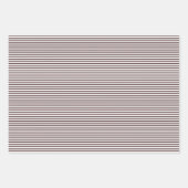 Feuille De Papier Cadeau Goth Crânes noirs et blancs et stries Halloween (Devant 2)