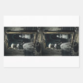 Feuille De Papier Cadeau Gothic ghost doll in a cursed mirror - Decoupage  (Devant 3)