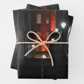 Feuille De Papier Cadeau Gothic Staircase (En situation)