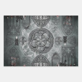 Feuille De Papier Cadeau Gothique médiéval (Devant 2)