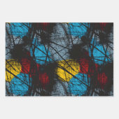 Feuille De Papier Cadeau Gothique Noir Sentiment Déprimant (Devant 3)