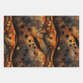 Feuille De Papier Cadeau Gothique Noir Sentiment Déprimant (Devant)