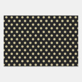 Feuille De Papier Cadeau Graduate Grad Gold Graduate Casquette de script (Devant 3)