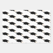 Feuille De Papier Cadeau Graduation Caps Graduation (Devant)
