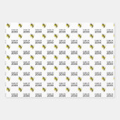 Feuille De Papier Cadeau Graduation Fairview High Yellow Jackets Classe de (Devant)