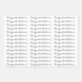 Feuille De Papier Cadeau Graduation personnalisée (Devant 2)