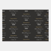 Feuille De Papier Cadeau Graduation personnalisée (Devant)