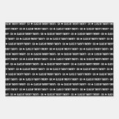 Feuille De Papier Cadeau Graduation Wrapping Paper Set – Script “Graduate”  (Devant 3)