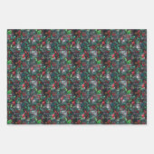 Feuille De Papier Cadeau Graffiti Holly de Noël (Devant 2)