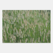 Feuille De Papier Cadeau Graines vertes (Devant 3)