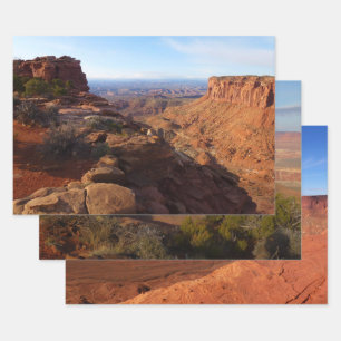 Feuille De Papier Cadeau Grand View Point dans le parc national de Canyonla