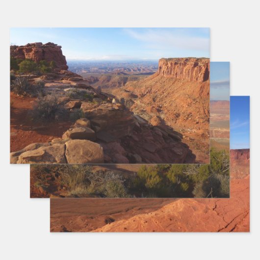 Feuille De Papier Cadeau Grand View Point dans le parc national des Canyonl (Lot)