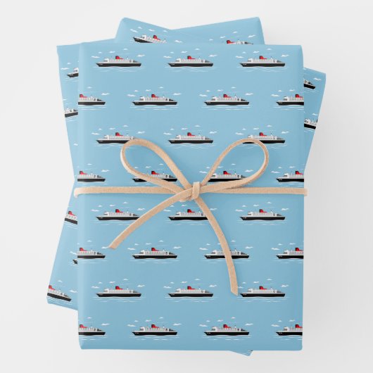 Feuille De Papier Cadeau Grande fête de la piscine (En situation)