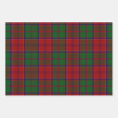 Feuille De Papier Cadeau Grant Clan Tartan Scottish Plaid (Devant)
