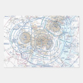 Feuille De Papier Cadeau Graphique aéronautique (Devant 2)