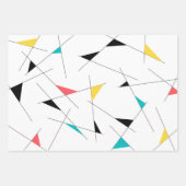Feuille De Papier Cadeau Graphique géométrique moderne, tendance, simple et (Devant 2)