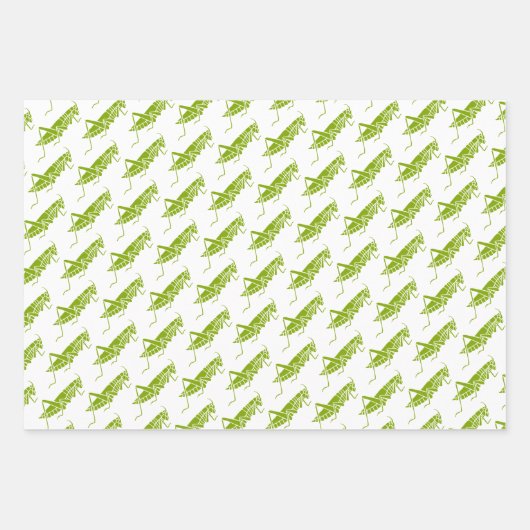 Feuille De Papier Cadeau Grasshoppers (Devant 2)