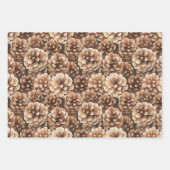 Feuille De Papier Cadeau Green Brown Tree (Devant 2)