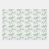 Feuille De Papier Cadeau Green Golf Icons Motif (Devant 3)