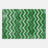 Feuille De Papier Cadeau Green Grunge St. Patrick's Day jeu de 3 (Devant 3)