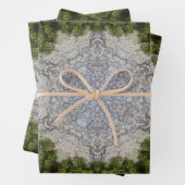 Feuille De Papier Cadeau Green Moss & Earth Nature Art (En situation)