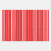 Feuille De Papier Cadeau Green Red And Blue Geometrical Stripes (Devant 3)