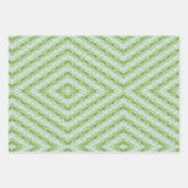 Feuille De Papier Cadeau Green Stripes Squash Pattern (Devant 2)