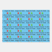 Feuille De Papier Cadeau Grelots (Devant 2)