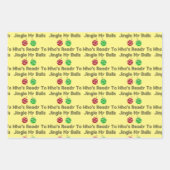 Feuille De Papier Cadeau Grelots (Devant)