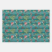 Feuille De Papier Cadeau Gremlins | Motif de Noël comique (Devant)