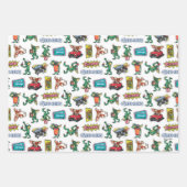 Feuille De Papier Cadeau Gremlins™ Sticker Fun Pattern (Devant)