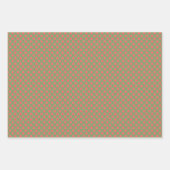 Feuille De Papier Cadeau Grenade rose et verte (Devant 2)