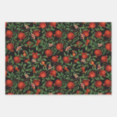 Feuille De Papier Cadeau Grenades et papillons Bella (Devant 3)